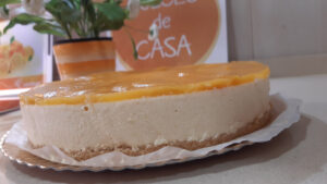 Cheesecake de melocotón o durazno